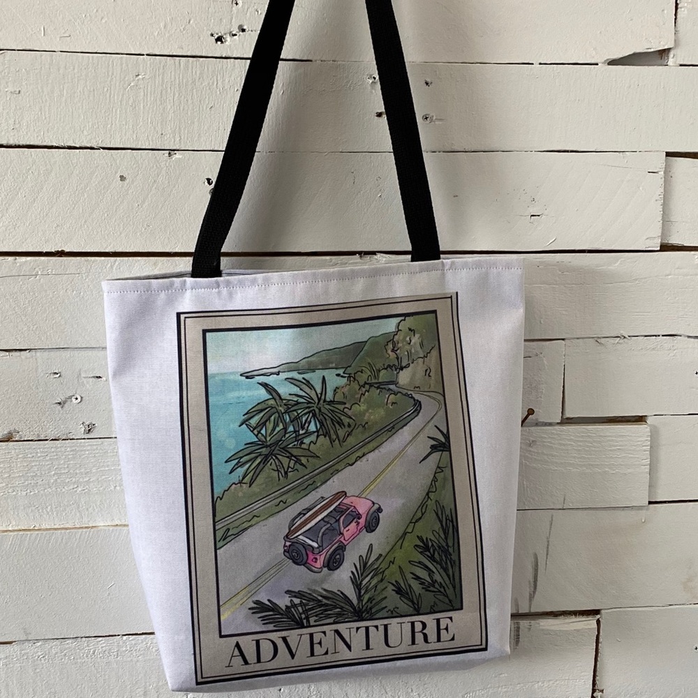 My Mountain Tee Jeeping Tote.